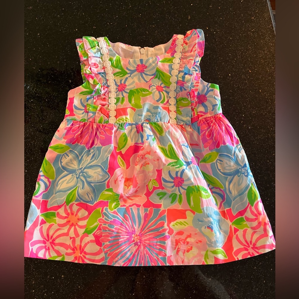Lilly Pulitzer Dress with back zip for 6-12 month old baby girl